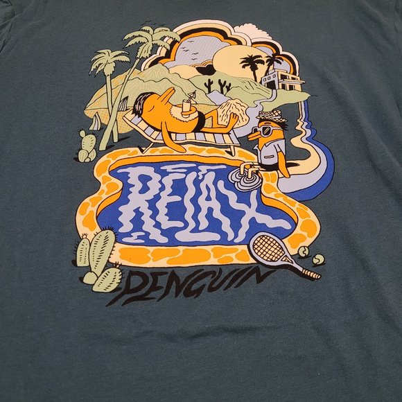 An Original Penguin + Jeremyville COLLAB LMTD EDITION 293/500 CREWNECK T-SHIRT - Picture 5 of 14